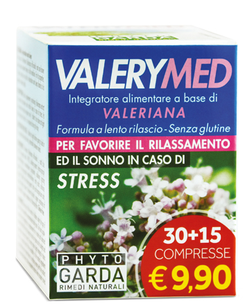 VALERYMED RILASCIO PROLUNGATO 30 + 15 COMPRESSE - farmasorriso.com