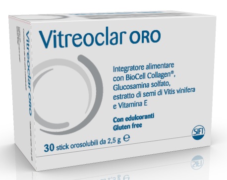 VITREOCLAR ORO 30 BUSTINE OROSOLUBILI DA 2,5 G - farmasorriso.com