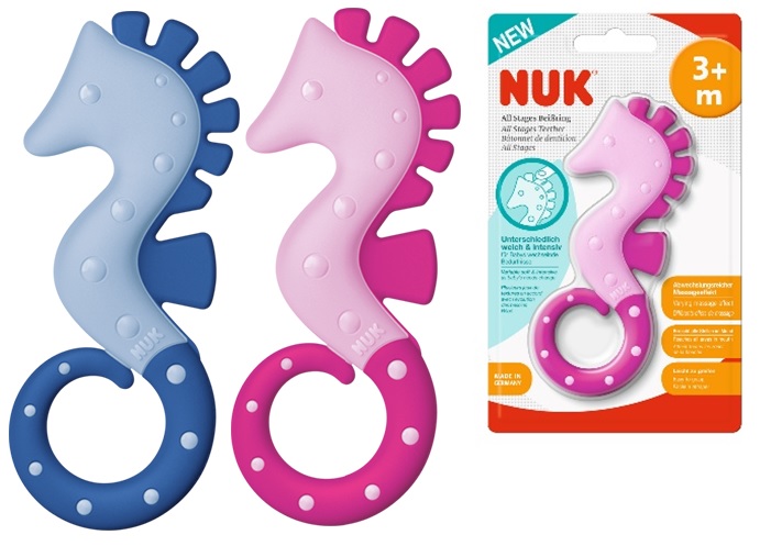 NUK ANELLO DENTIZIONE CAVALLUCCIO 1 PEZZO - farmasorriso.com