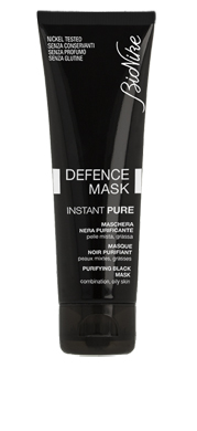 DEFENCE MASK INSTANT PURE MASCHERA NERA PURIFICANTE 75 ML - farmasorriso.com