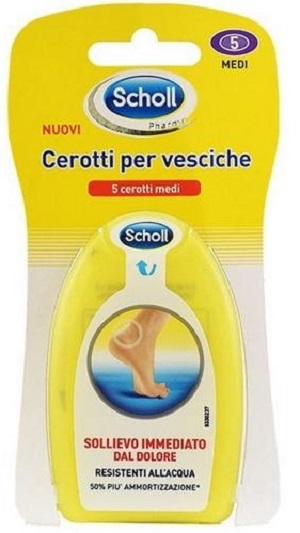 SCHOLL CEROTTI PER VESCICHE MEDIO 5 PEZZI - farmasorriso.com