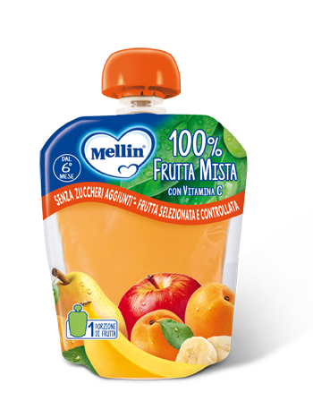 MELLIN 100% FRUTTA MISTA 90 G - farmasorriso.com