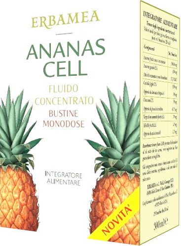 ANANAS CELL FLUIDO CONCENTRATO 15 BUSTINE 20 ML - farmasorriso.com