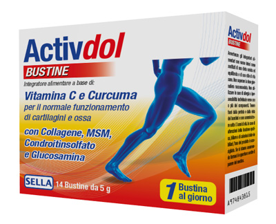ACTIVDOL CARTILAGINI E ARTICOLAZIONI 14 BUSTINE DA 5 G - farmasorriso.com