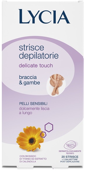 LYCIA 20 STRISCE BRACCIA/GAMBE PELLI DELICATE 12 PEZZI - farmasorriso.com