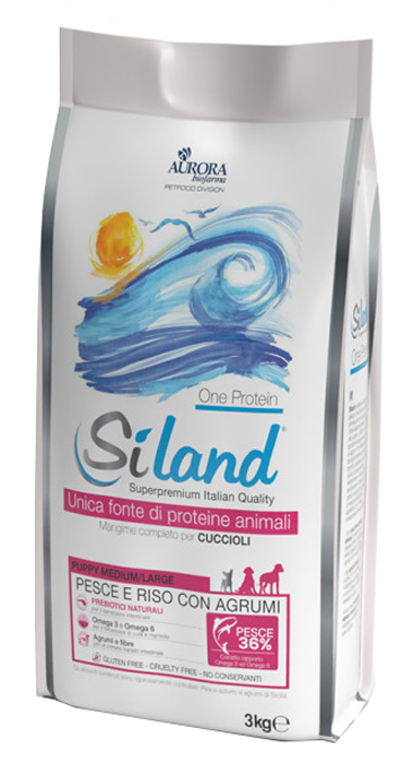 SILAND PUPPY MEDIUM/LARGE PESCE 3 KG - farmasorriso.com