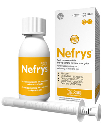 NEFRYS VEG 100 100 ML CON SIRINGA DOSATRICE ALIMENTO COMPLEMENTARE PER CANI E GATTI - farmasorriso.com