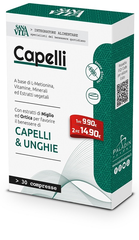 SANAVITA CAPELLI 30 COMPRESSE - farmasorriso.com