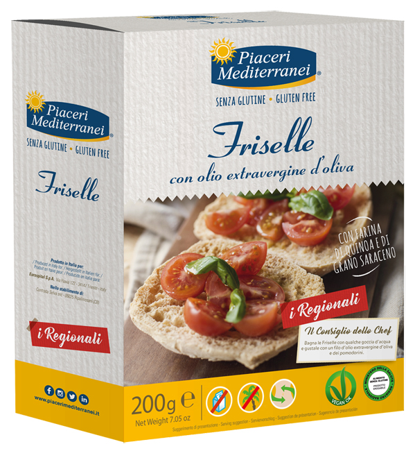PIACERI MEDITERRANEI FRISELLE 200 G - farmasorriso.com