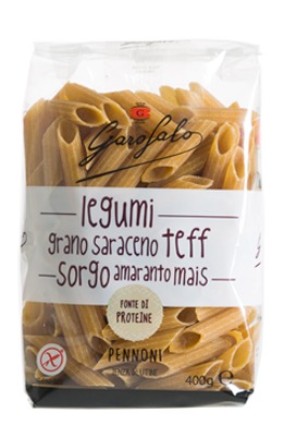GAROFALO PENNONI PASTA SENZA GLUTINE LEGUMI E CEREALI 400 G - farmasorriso.com