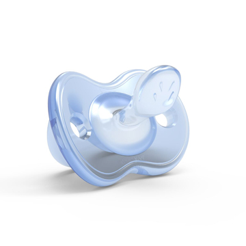 NUVITA ORTOHOSOFT SUCCHIETTO CON TETTARELLA ORTODONTICA BLU - farmasorriso.com
