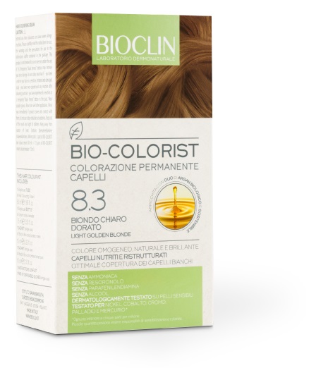 BIOCLIN BIO COLORIST 8,3 BIONDO CHIARO DORATO - farmasorriso.com