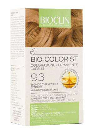 BIOCLIN BIO COLORIST 9,3 BIONDO CHIARISSIMO DORATO - farmasorriso.com
