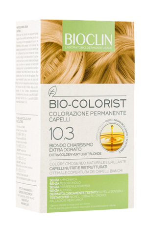BIOCLIN BIO COLORIST 10,3 BIONDO CHIARISSIMO EXTRA DORATO - farmasorriso.com