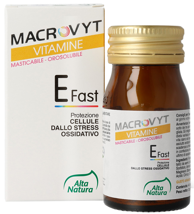 MACROVYT VITAMINA E 40 COMPRESSE FAST - farmasorriso.com