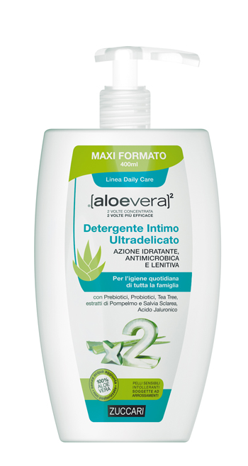 ALOEVERA2 DETERGENTE INTIMO ULTRADELICATO 400 ML - farmasorriso.com