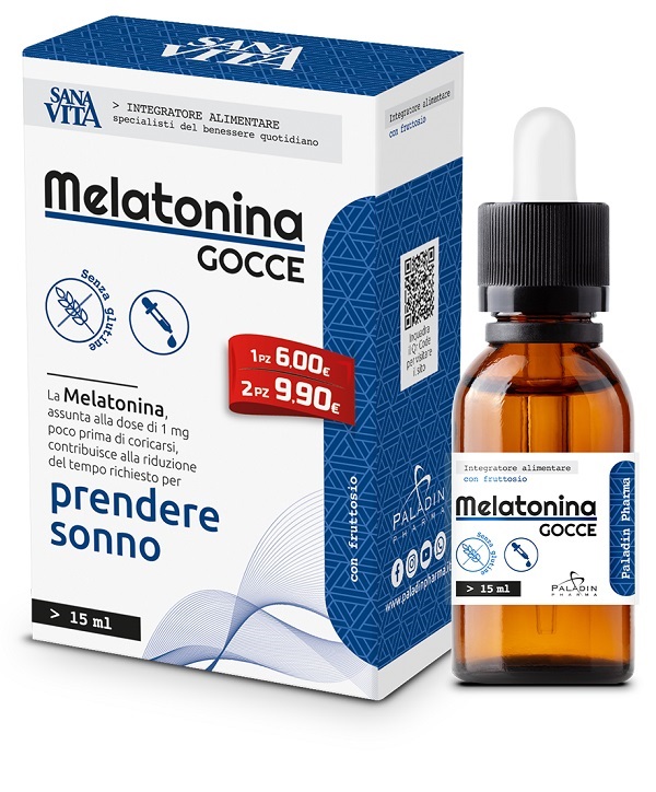 SANAVITA MELATONINA GOCCE 15 ML - farmasorriso.com
