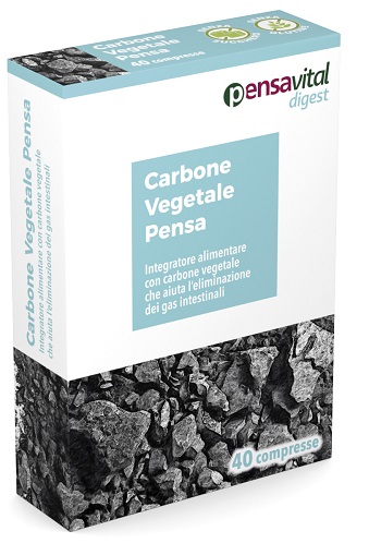 CARBONE VEGETALE PENSA 40 COMPRESSE - farmasorriso.com