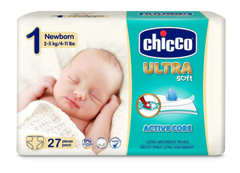 CHICCO PANNOLINO ULTRA CHICCHO NEWBORN 27 X 10 - farmasorriso.com