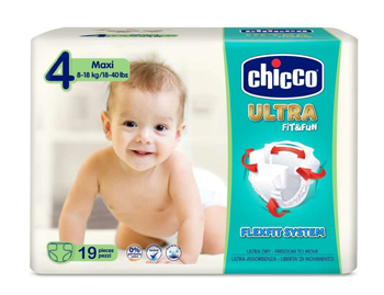 CHICCO PANNOLINO ULTRA CHICCHO MAXI 19 X 10 - farmasorriso.com