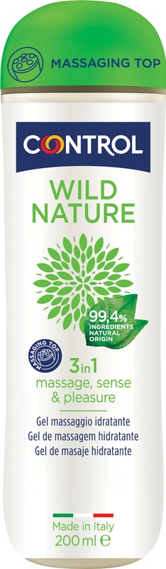 CONTROL WILD NATURE MASSAGE GEL MASSAGGIO 3 IN 1 200 ML - farmasorriso.com