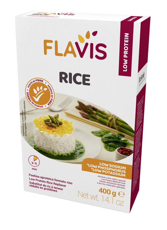 FLAVIS RICE PASTINA APROTEICA FORMATO RISO 400 G - farmasorriso.com