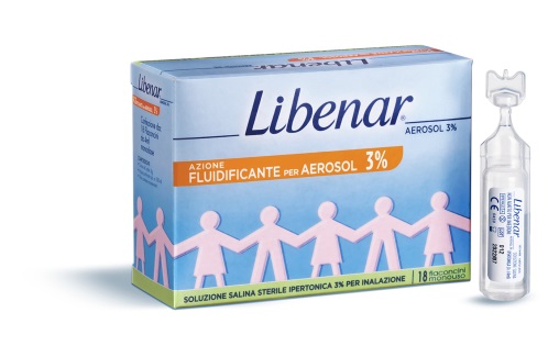 LIBENAR 18 FIALE AEROSOL IPERTONICHE 3% - farmasorriso.com