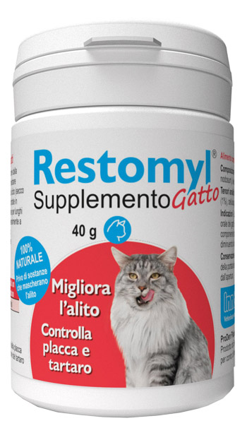 RESTOMYL SUPPLEMENTO GATTO FLACONCINO 40 G - farmasorriso.com