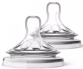 AVENT 2 TETTARELLE NATURAL FLUSSO ABBONDANTE 4 FORI - farmasorriso.com