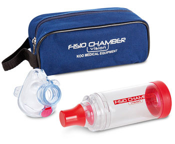 FISIOCHAMBER VISION PLUS INFANT CAMERA DI INALAZIONE ANTI STATICA CON MASCHERA PANDA - farmasorriso.com
