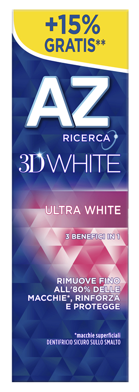 AZ 3D WHITE ULTRA WHITE DENTIFRICIO 75 ML - farmasorriso.com