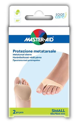 PROTEZIONE MASTER-AID PER METATARSO IN TESSUTO ELASTICO E GEL S 1 PAIO - farmasorriso.com