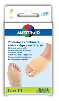 PROTEZIONE MASTER-AID PER ALLUCE VALGO E METATARSO S 1 PEZZO - farmasorriso.com
