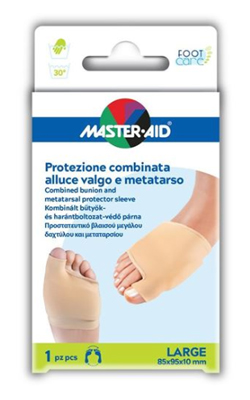 PROTEZIONE MASTER-AID FOOTCARE PER ALLUCE VALGO E METATARSO LARGE 1 PEZZO D8 - farmasorriso.com