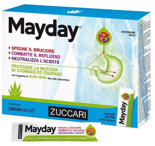 MAYDAY SOSPENSIONE PER USO ORALE ALLA MENTA 24 BUSTINE 10 ML - farmasorriso.com