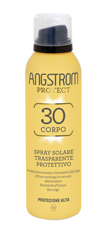 ANGSTROM PROTECT 30 CORPO SPRAY SOLARE TRASPARENTE 150 ML - farmasorriso.com