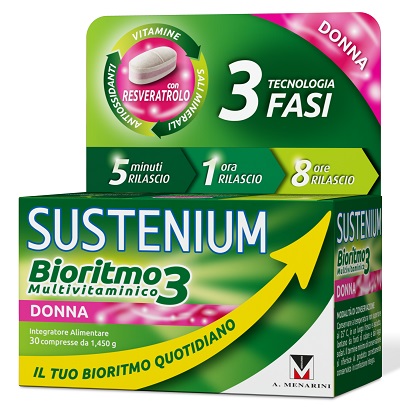 SUSTENIUM BIORITMO3 DONNA ADULTA 30 COMPRESSE - farmasorriso.com