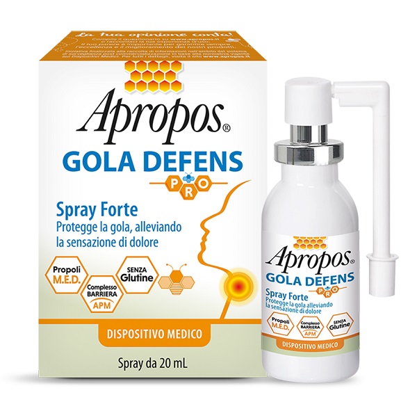 APROPOS GOLA DEFENS PRO SPRAY NO ALCOL 20 ML - farmasorriso.com