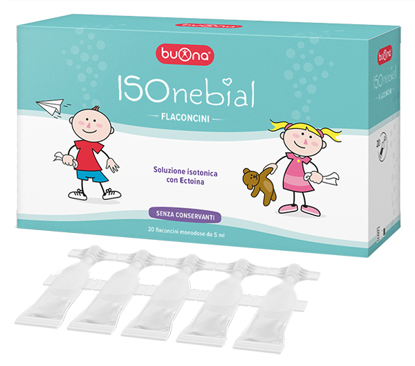 ISONEBIAL FLACONCINI SOLUZIONE ISOTONICA 0,9% CON AGGIUNTA DI ECTOINA 20X5 ML - farmasorriso.com