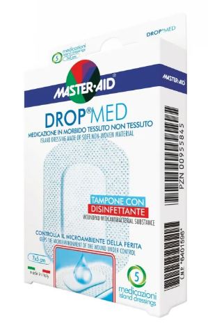 MEDICAZIONE M-AID DROP MED 10 X 10 CM 5 PEZZI - farmasorriso.com