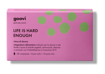 GOOVI LIFE IS HARD ENOUGH RITMO DI DONNA 28 COMPRESSE - farmasorriso.com