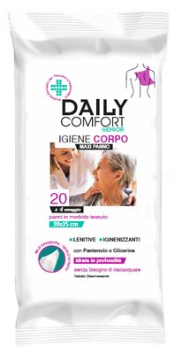 DAILY COMFORT SENIOR PANNI IGIENE CORPO 24 PEZZI - farmasorriso.com