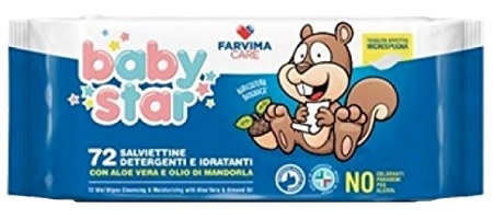 BABYSTAR SALVIETTE BEBE' POPUP 72 PEZZI - farmasorriso.com
