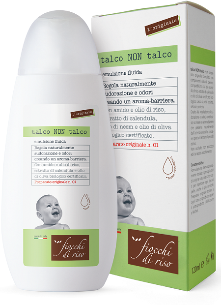 FIOCCHI DI RISO TALCO NON TALCO 120 ML - farmasorriso.com
