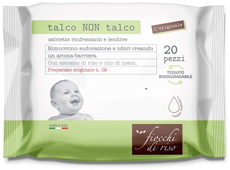 FIOCCHI DI RISO SALVIETTE TALCO NON TALCO - farmasorriso.com
