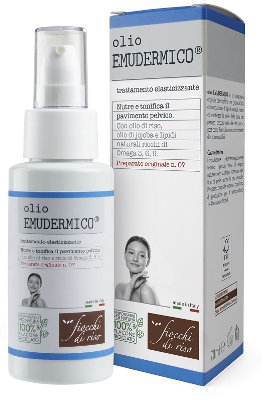 FIOCCHI DI RISO OLIO EMUDERMICO ELASTICIZZANTE 70 ML - farmasorriso.com