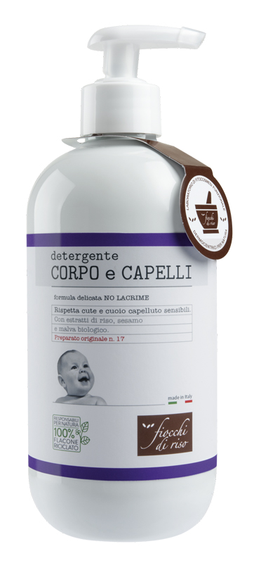 FIOCCHI DI RISO DETERGENTE CAPELLI E CORPO 400 ML - farmasorriso.com