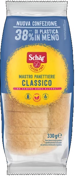 SCHAR CLASSICO DEL MASTRO PANETTIERE PANE BIANCO SENZA LATTOSIO 330 G - farmasorriso.com