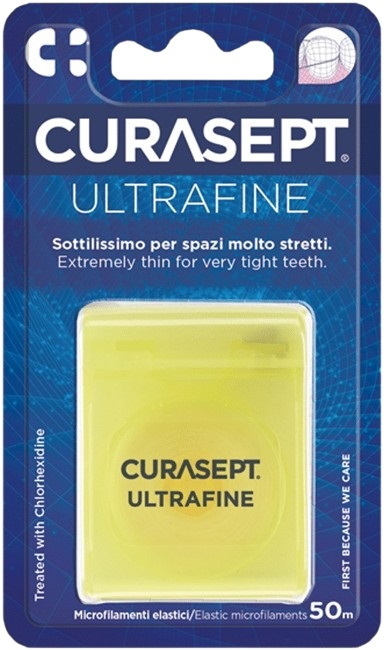 CURASEPT ULTRAFINE FILO INTERDENTALE NON CERATO CLOREXIDINA - farmasorriso.com