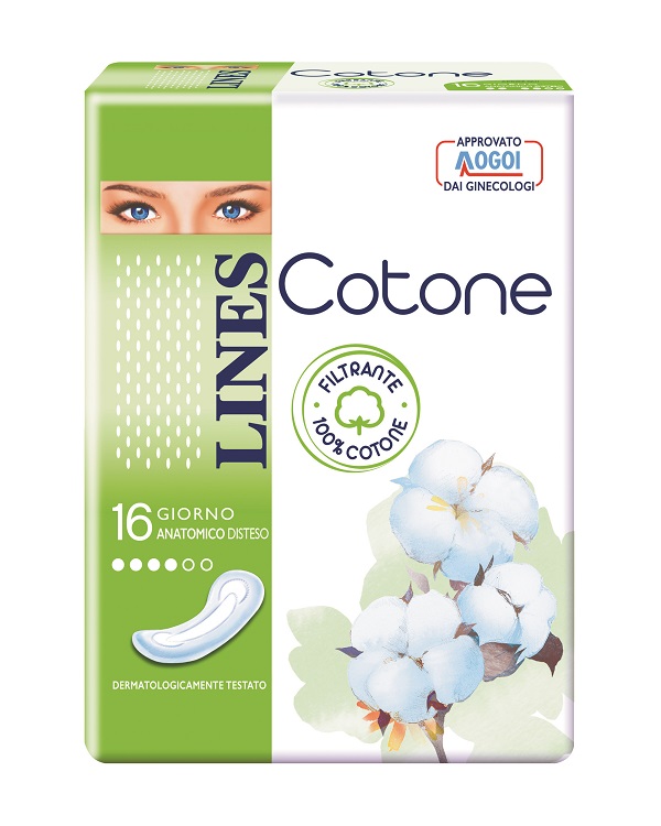 LINES COTONE NON ULTRA ANATOMICI DISTESI 16 PEZZI - farmasorriso.com